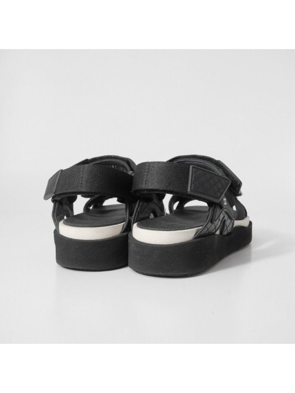 ★SOLD★ Chanel Sandals 36 CC Logo Quilted Sports Shoes - Picture 3 of 10